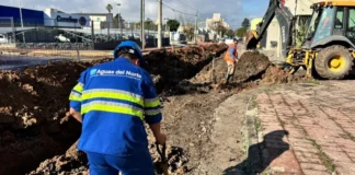 Aguas del Norte renovó nuevos tramos de cañerías en calle Junín