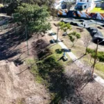 Jóvenes y niños del Grand Bourg ya disfrutan de la nueva pista de saltos en bicicletas desde el sábado