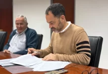 El municipio firmó el primer convenio por plusvalía para una obra vial en zona sur