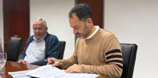 El municipio firmó el primer convenio por plusvalía para una obra vial en zona sur