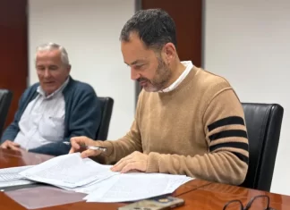 El municipio firmó el primer convenio por plusvalía para una obra vial en zona sur