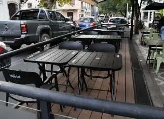 Refuerzan los controles sobre decks gastronómicos en diferentes zonas de la ciudad
