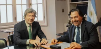 El gobernador Sáenz y el ministro Mahiques firmaron convenios para fortalecer la justicia