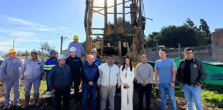 Se puso en marcha una nueva obra para fortalecer el servicio de agua en Rosario de la Frontera