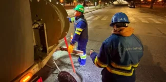 Continúa el plan preventivo de limpieza de redes cloacales