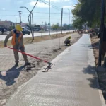 Plan Vial Zona Sur: el municipio construye ciclovías a la altura del barrio Bancario