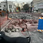 Corte total por obras en la calle 12 de Octubre