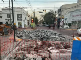 Corte total por obras en la calle 12 de Octubre