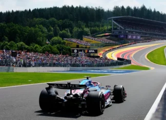 Colapinto culminó 15° en la primera práctica libre del GP de Bélgica
