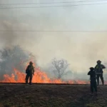 Alerta amarilla por fuertes vientos e incendios de pastizales en Salta