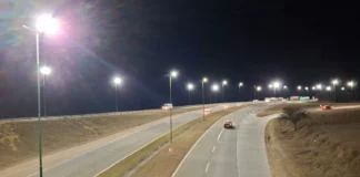 La Municipalidad de Salta instaló luces LED en el Acceso Norte