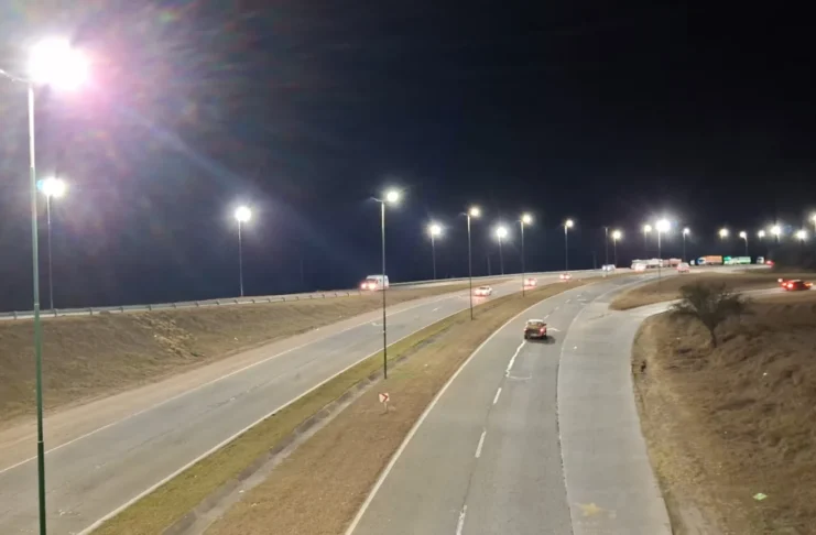 La Municipalidad de Salta instaló luces LED en el Acceso Norte
