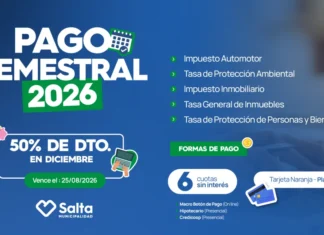 La Municipalidad lanzó el Pago Semestral 2026 con importantes descuentos