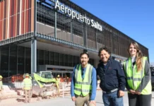 Sáenz: “La ampliación del aeropuerto de Salta es la obra aeroportuaria más importante del país después de Ezeiza y Aeroparque”