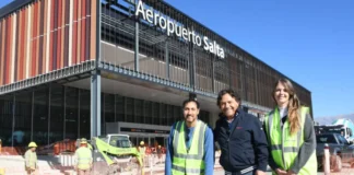 Sáenz: “La ampliación del aeropuerto de Salta es la obra aeroportuaria más importante del país después de Ezeiza y Aeroparque”
