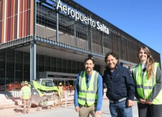 Sáenz: “La ampliación del aeropuerto de Salta es la obra aeroportuaria más importante del país después de Ezeiza y Aeroparque”