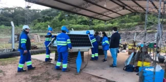 Aguas del Norte realizó el mantenimiento y actualización del sistema de control de algas en El Limón
