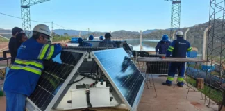 Aguas del Norte realizó el mantenimiento y actualización del sistema de control de algas en El Limón
