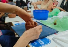 Taller de cerámica en la Escuela de Emprendedores