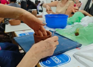 Taller de cerámica en la Escuela de Emprendedores