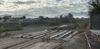Comenzó la construcción de las bases del nuevo puente de Santa Lucía