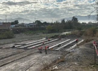 Comenzó la construcción de las bases del nuevo puente de Santa Lucía