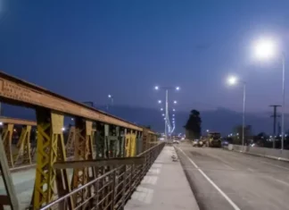 Sáenz habilitará el nuevo puente sobre el río Vaqueros