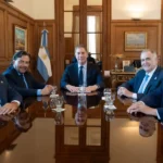 Sáenz y gobernadores del Norte Grande se reunieron con Santilli por la agenda de la región