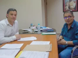 Aguas del Norte evalúa acciones para atenuar las variaciones del servicio por cortes de energía en Salvador Mazza
