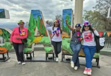 Adultos mayores dieron la bienvenida a la primavera en la cima del Cerro San Bernardo