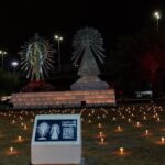Velas prendidas en la tradicional Vigilia del Peregrino en Limache