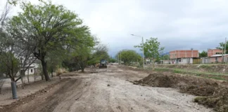 La Municipalidad comenzó con las obras de pavimentación de la avenida Juan XXIII