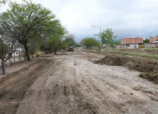 La Municipalidad comenzó con las obras de pavimentación de la avenida Juan XXIII