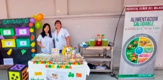 Habrá una jornada de asesoramiento nutricional en el hospital Señor del Milagro