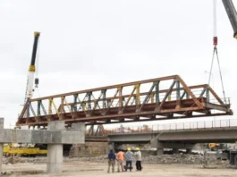 Puente de Vaqueros: Saénz marcó el avance en la modernización de la infraestructura vial metropolitana