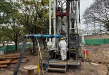 Avanza la obra del nuevo pozo en Plaza España que mejorará el servicio para más de 20.000 vecinos