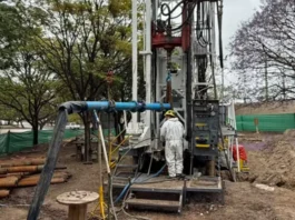 Avanza la obra del nuevo pozo en Plaza España que mejorará el servicio para más de 20.000 vecinos