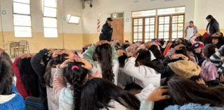 Capacitación ante sismos: la Municipalidad continúa visitando escuelas
